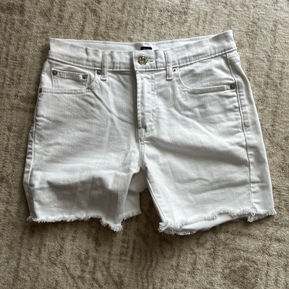 Gap White Denim Shorts